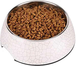 Groothandel Antislip Hond Huisdier Kom Kat Kom Met Rubberen Basis Rvs Pet Food Drinkbak Schotel