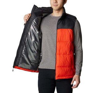 Gilet d'hiver pour homme de haute qualité, personnalisé, col montant, imperméable, en toile, réversible, respirant, sans manches - Product Image 5