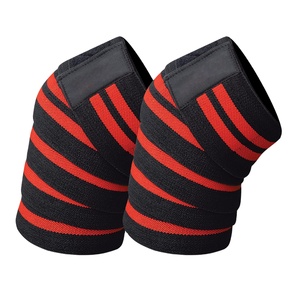 2026 Customizable GLOVES City Logo Elastic Heavy-Duty Neoprene <b>Knee</b> Wraps 7mm Thickness Polyester <b>Knee</b> Wraps For All Gym Users - Product Image 1