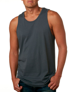 Débardeur tricoté décontracté pour homme, nouvelle collection été, sans manches, idéal pour le fitness, service OEM, anti-boulochage, logo frontal - Product Image 3