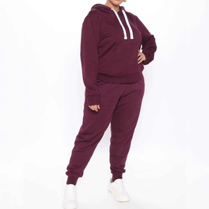 Custom Women Slim Fit Tracksuit Wholesale Blank Cotton <b>Athletic</b> Jogging Suit Female Custom Gym Wear - Product Image 3