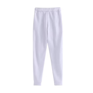 Infield Gear Pantalones casuales de algodón de longitud completa con patrón geométrico unisex, cintura elástica, transpirables, ligeros, estilo otoño 2 1 - Product Image 4