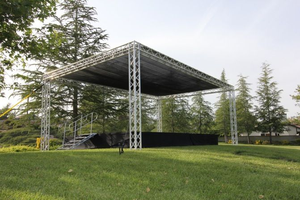 Sistema de Estructura de Aluminio para Escenario de Bajo Costo, Estructura Portátil para Iluminación y Soporte de Audio para Eventos - Product Image 4