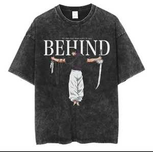 เสื้อยืดกราฟิกสไตล์อนิเมะ เสื้อยืดผ้าฝ้ายพรีเมี่ยม - Product Image 3