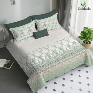 Ensemble de draps de lit en coton pur de luxe, taille king, avec housses d'oreiller |   Literie de qualité hôtelière supérieure sans couture pour la vente en gros - Product Image 5