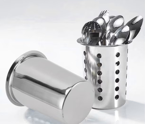 Best Quality Stainless Steel Spoon Holder Modern Multifunction Hook Type <b>Kitchen</b> Hanging Spoon Stand Table <b>Decor</b> - Product Image 3