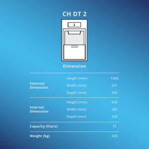 Coffre-fort Challenger Drawer Trap Safe 2, grand coffre-fort ignifuge en acier avec double verrouillage et anti-pêche - Product Image 3