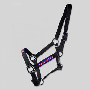 Licol de cheval de style occidental en cuir hybride de qualité supérieure, durable, couleur or rose/brun/noir, personnalisable en couleur et en taille, équestre - Product Image 1