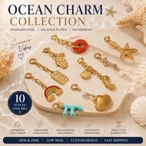 Waterproof Tarnish Free Luxury Jewelry Pendants for Bikini Bag Necklace Decoration, custom gold bikini charm pendant - Product Image 3