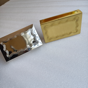 Eco-Friendly Durable Engraved Modern Brass <b>Matchbox</b> Sleeve Handmade Metal Match Holder Safety Cover Available with Gold/Silver - Product Image 1