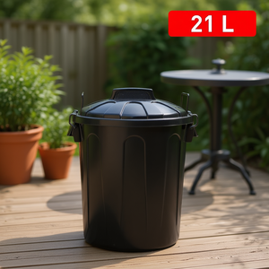 Poubelle noire de 21 L pour les poubelles à déchets - Product Image 3