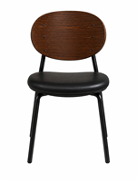 Chaise de salle à manger moderne avec siège rembourré confortable et design élégant pour salle à manger, cuisine, restaurant et café