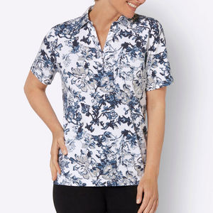 Camiseta Polo Sublimada para Mujer, Diseño Personalizado, Corte Ajustado, Servicio OEM, Precio Económico - Product Image 1