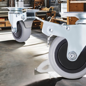 Roulettes à plaque d'étagère lisse de 75 mm - Product Image 1