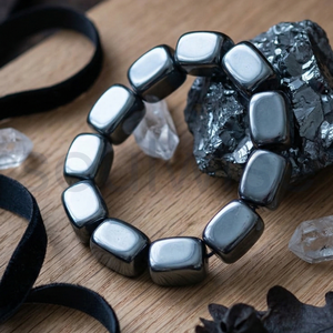 Pulsera unisex de hematita estilo bohemio - Regalo - Product Image 6