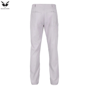 Pantalon de pêche pour homme avec logo personnalisé, couleur gris clair, multi-poches, tissu extensible hydrofuge, pantalon de randonnée en plein air - Product Image 2