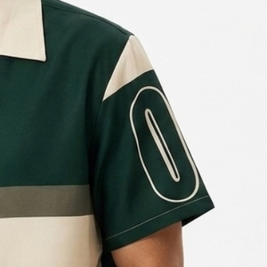 เสื้อเชิ้ตโอเวอร์ไซส์แบบสวมใส่สบายสำหรับผู้ชาย คุณภาพสูง สั่งทำพิเศษด้วยเทคนิคการพิมพ์แบบซับลิเมชั่น แขนสั้น ปกคอเสื้อพับได้ เหมาะสำหรับใส่ลำลองในฤดูร้อน - Product Image 5