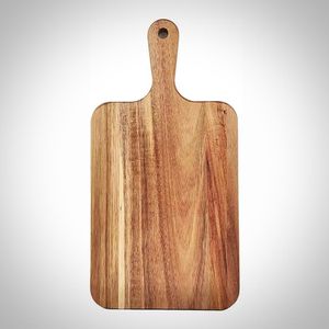 Grande planche à découper en bois d'acacia de qualité supérieure avec rainure profonde pour les jus et base robuste et lourde, idéale pour découper la viande - Product Image 1