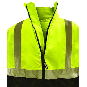 Veste réfléchissante haute visibilité, tissu imperméable et coupe-vent, veste de sécurité chaude et sèche avec capuche - Product Image 4