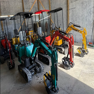 Mini-excavatrice à chenilles de 1,2 à 1,8 tonnes avec moteur Eaton, vérin hydraulique et PLC, haute efficacité - Product Image 2
