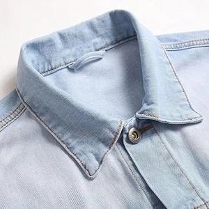 Veste en jean d'hiver pour homme 100% coton respirant style vintage service OEM personnalisé boutonnée imprimé patchwork brodé - Product Image 4