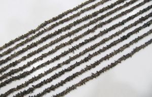 Quartz fumé brun naturel 3-4 mm, gravier de quartz fumé non taillé, pépites de haute qualité pour la fabrication de bijoux, brin de perles de pierre de 34 pouces de long - Product Image 2