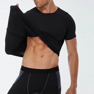 Camiseta Deportiva de Compresión para Hombre, Corte Regular, de Alta Calidad, 85% Poliéster, 15% Elastano, Secado Rápido, Tejido de Punto - Product Image 2