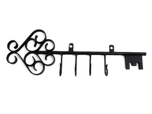 Affordable Decorative Metal Key Holder Rack with Multiple <b>Hooks</b> for House Office Hotel and Apartment Walls - Product Image 1