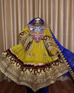 Fabricante profesional de ropa afgana transpirable, vestidos étnicos tribales kuchi, vestido tradicional afgano kuchi para mujeres - Product Image 2