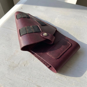 Funda de Cuero Premium para Taladro, Soporte para Taladro Inalámbrico, Bolsa de Herramientas Resistente para Electricistas y Carpinteros, Proveedor OEM - Product Image 6