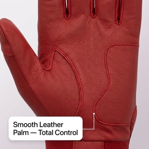 Gants de frappe de baseball XTREME pour jeunes et adultes, fermeture auto-agrippante, paume antidérapante, cuir respirant, support de poignet, usage professionnel - Product Image 3