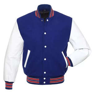 2025 Men's Winter Sportswear New Premium <b>Fleece</b> Stand Varsity <b>Jacket</b> Cartoon Oem Custom Quality <b>Thick</b> Breathable Quick Dry - Product Image 1