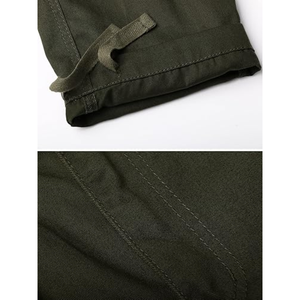 กางเกงคาร์โก้ลำลองผู้ชาย ผ้าฝ้าย 100% ระบายอากาศได้ดี ทรงหลวม ลายพรางทหาร มี 8 กระเป๋า - Product Image 4