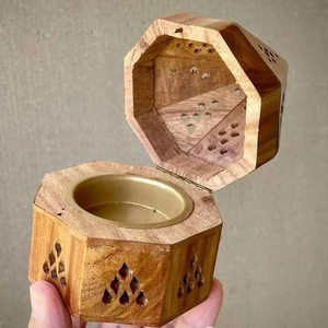 Quemador de Incienso de Bambú Hecho a Mano, Ecológico, Porta Incienso, Decoración Tradicional para el Hogar, Fragancia para Todas las Estaciones, Exportación Global ZF - Product Image 1