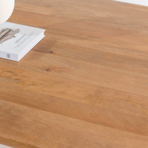 Table à manger en bois Vandana Zentrix Arista avec un design contemporain fait main et massif - Product Image 3