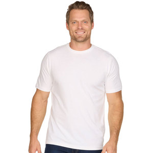T-shirt homme col rond en tissu mélangé, couleur vin, grande taille, manches courtes, décontracté, tailles jusqu'au 5XL - Product Image 5
