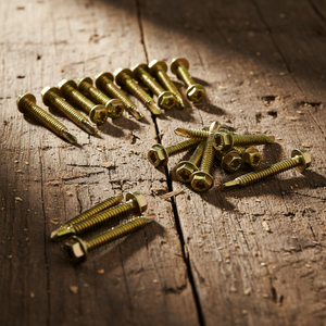 PDC Class 8 Carbon Steel Hex Head Self-Drilling Screw Standard Thread Galvanized Zinc Coating Inch Measurement Customizable - Product Image 1