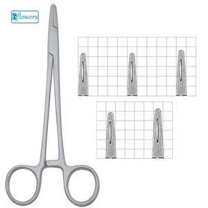 6flowers Mayo Hegar Needle <b>Holder</b> Surgical Instrument Stainless Steel Manual CE Certified Class I for Surgical Room Use - Product Image 1