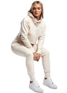 Ensemble de survêtement court à épaules tombantes pour femme, couleur unie, respirant, séchage rapide, personnalisable OEM, haute qualité, le plus vendu pour le fitness - Product Image 4