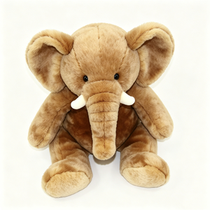 Classic design sitting elephant <b>toy</b> Realistic plush elephant with <b>trunk</b> Kids’ elephant plush <b>toy</b> gift - Product Image 2