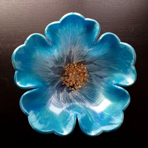 Hermoso tazón decorativo, hecho a mano, tazón, decoración, ideas de decoración para el hogar, para servir, arte en resina. - Product Image 1