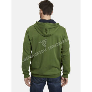 Sweat-shirt d'hiver français de haute qualité 100 % coton avec fermeture éclair, respirant, séchage rapide, coupe ample, logo personnalisé, en tissu éponge vierge - Product Image 6