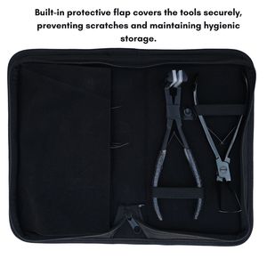 Hair Extension Tools Kit Tape In Microbeads Remover Plier Curved Needle Scissor Styling Sectioning Clips Finger Accessories - Product Image 6