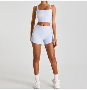 OEM Custom Logo <b>Nylon</b> Compression Pants Wholesale High Quality <b>Ladies</b> Gym Yoga Biker Shorts - Product Image 2