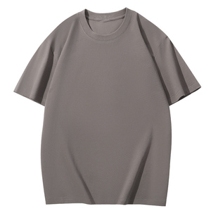 T-shirt pour homme à manches courtes en coton pur de 230 g, design personnalisé avec logo OEM, manches courtes solides - Product Image 4