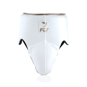Protector Inguinal de Boxeo de Alta Calidad, Hecho a Medida, de Cuero PU Duradero y Cómodo, con Logotipo Blanco y Dorado, Equipo de Protección para Entrenamiento - Product Image 3