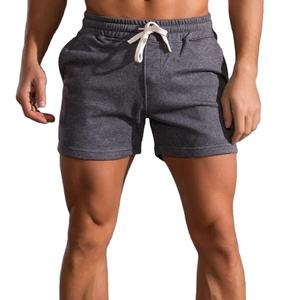 Shorts d'été décontractés pour hommes 100 % coton peigné, taille élastique, respirants, pour fitness, basketball, plage, sport, confortables et écologiques - Product Image 4