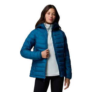 Women Outdoor Puffer Jacket 355 GSM Polyester <b>Quilted</b> Winter Coat Thick Warm Wind Resistant Hiking Travel Streetwear OEM Private - Product Image 3