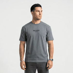 Camiseta de Moda para Hombre con Logotipo Personalizado, Corte Holgado, Algodón Grueso de Alta Calidad, Diseño Desgastado, 100% Algodón Tejido - Product Image 1