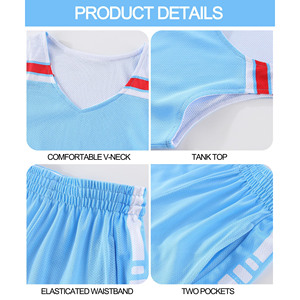 Diseña Tu Propio Uniforme de Baloncesto Personalizable, 100% Poliéster, Impreso, Último Estilo, Mejor Calidad, Protección UV, Transpirable - Product Image 5